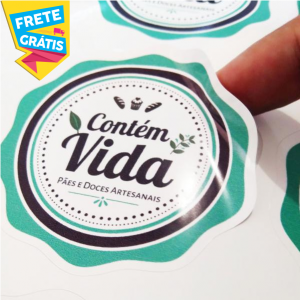 ADESIVO UV RECORTE PERSONALIZADO 0,80 micras FORMATO PERSONALIZADO TINTA ORIGINAL MADE IN JAPAN IMPRESSÃO UV 4X0 COR ULTRA-HD FRETE GRÁTIS NAS COMPRAS ACIMA DE 100,00, CONSULTE AS REGIÕES.