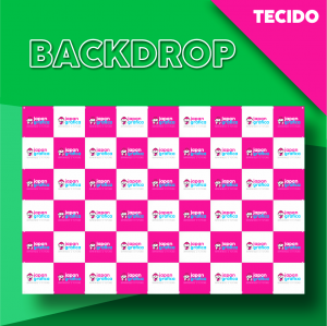 BACKDROP TECIDO 3000x1500mm TECIDO TECNOSPORT 100% POLIÉSTER VERTICAL OU HORIZONTAL 4X0 COR IMPRESSÃO ULTRA-HD SUBLIMÁTICA COSTURA BAINHA 
