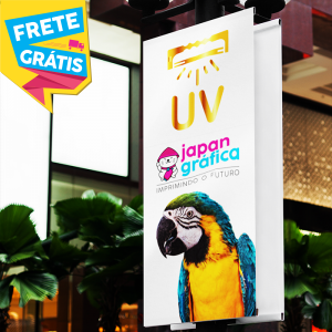BANNER/FAIXA 1.0M UV LONA 340GR LARGURA 1.0M 4X0 COR ULTRA-HD UV IMPRESSÃO UV BASTÃO E CORDÃO / TINTA ORIGINAL MADE IN JAPAN FRETE GRÁTIS NAS COMPRAS ACIMA DE 100,00, CONSULTE AS REGIÕES.