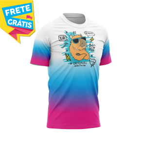 CAMISETA TÉRMICA EXCLUSIVE MASCULINA INFANTIL THERMO DRY EXCLUSIVE PERSONALIZADA MASCULINO INFANTIL 4X0 COR ULTRA-HD EPSON 92,7% POLIÉSTER E 7,5% ELASTANO IMPRESSÃO TOTAL / TINTA ORIGINAL MADE IN JAPAN FRETE GRÁTIS NAS COMPRAS ACIMA DE 100,00, CONSULTE AS REGIÕES.