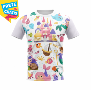 CAMISETA UV50+ FEMININA INFANTIL MALHA ACTIVE PROTEÇÃO SOLAR UV50+ PERSONALIZADA FEMININA INFANTIL 4X0 COR ULTRA-HD EPSON 92,5% POLIÉSTER | 7,5% ELASTANO IMPRESSÃO TOTAL / TINTA ORIGINAL MADE IN JAPAN FRETE GRÁTIS NAS COMPRAS ACIMA DE 100,00, CONSULTE AS REGIÕES.