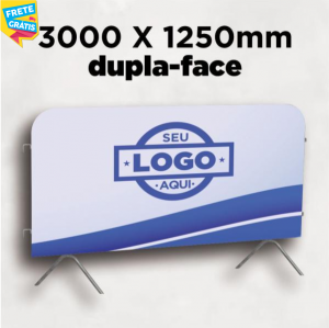 CAPA GRADIL TECIDO ULTRA SPORT 3000 x 1250mm ULTRA-HD SUBLIMÁTICA EPSON 92% POLIÉSTER e 8% ELASTANO DUPLA-FACE FRETE GRÁTIS NAS COMPRAS ACIMA DE 100,00, CONSULTE AS REGIÕES.