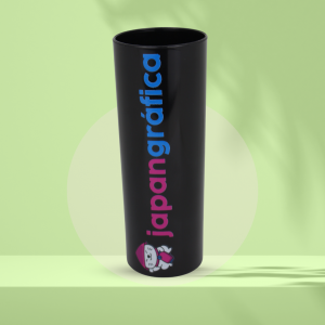 COPO LONG DRINK POLIESTIRENO 62MM X 148MM 4 CORES + BRANCO + VERNIZ ULTRA HD ADESIVO DTF UV CAPACIDADE 350ML 