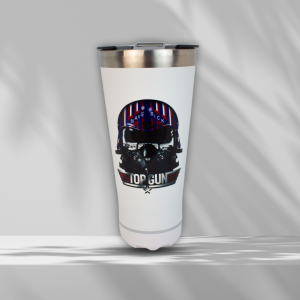 COPO TÉRMICO COM CAIXA DE SOM CAIXA DE SOM BLUETOOTH 180MM X 95MM 4 CORES + BRANCO + VERNIZ ULTRA HD TAMPA COM ABRIDOR DE GARRAFA CABO USB TICO C CAPACIDADE 420ML