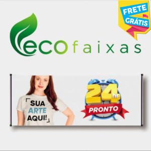 ECO FAIXA HD 140CM TECIDO FIBRA SINTÉTICA DTEX ALTURA DE 140CM 4X0 COR ULTRA-HD IMPRESSÃO ULTRA-HD SUBLIMÁTICA BASTÃO SUPERIOR E INFERIOR FRETE GRÁTIS NAS COMPRAS ACIMA DE 100,00, CONSULTE AS REGIÕES.