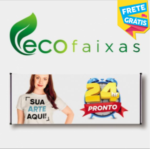 ECO FAIXA HD TAMANHO PERSONALIZADO TECIDO FIBRA SINTÉTICA DTEX TAMANHO PERSONALIZADO 4X0 COR ULTRA-HD IMPRESSÃO ULTRA-HD SUBLIMÁTICA BASTÃO SUPERIOR E INFERIOR / PEDIDO MÍNIMO R$100 FRETE GRÁTIS NAS COMPRAS ACIMA DE 100,00, CONSULTE AS REGIÕES.