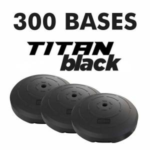 300 BASE TITAN BLACK POLIESTIRENO 43x43x14 CORE PRETA ÁGUA OU AREIA ENCAIXE 3/4 ENCHIMENTO ATÉ 13KG