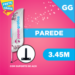 WIND BANNER PAREDE (GG) TECIDO TECNOSPORT 100% SINTÉTICO 3.45M X 0.65M DUPLA-FACE | IMPRESSÃO ULTRA-HD EPSON ESTRUTURA DE ALUMÍNIO DESMONTÁVEL FACA | PENA | VELA | ÂNGULO / SUPORTE DE AÇO FRETE GRÁTIS NAS COMPRAS ACIMA DE 100,00, CONSULTE AS REGIÕES.