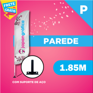 WIND BANNER PAREDE (P) TECIDO TECNOSPORT 100% SINTÉTICO 1.85M X 0.65M DUPLA-FACE | IMPRESSÃO ULTRA-HD EPSON ESTRUTURA DE ALUMÍNIO DESMONTÁVEL FACA | PENA | VELA | ÂNGULO / SUPORTE DE AÇO FRETE GRÁTIS NAS COMPRAS ACIMA DE 100,00, CONSULTE AS REGIÕES.